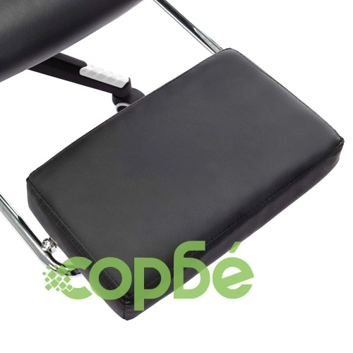 Геймърски стол с подложка за крака черно и бяло изкуствена кожа ➤ топ цена ➤ sorbe.bg