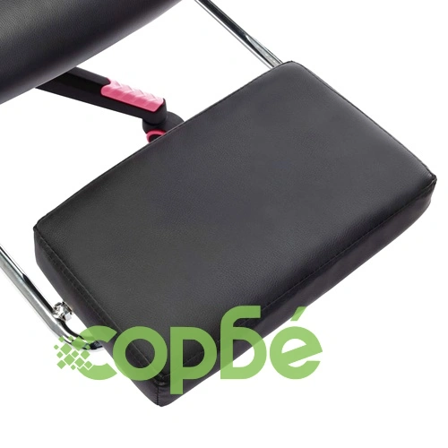 Геймърски стол, бяло и розово, изкуствена кожа ➤ топ цена ➤ sorbe.bg