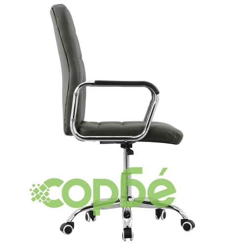 Въртящ се офис стол, антрацит, текстил ➤ топ цена ➤ sorbe.bg