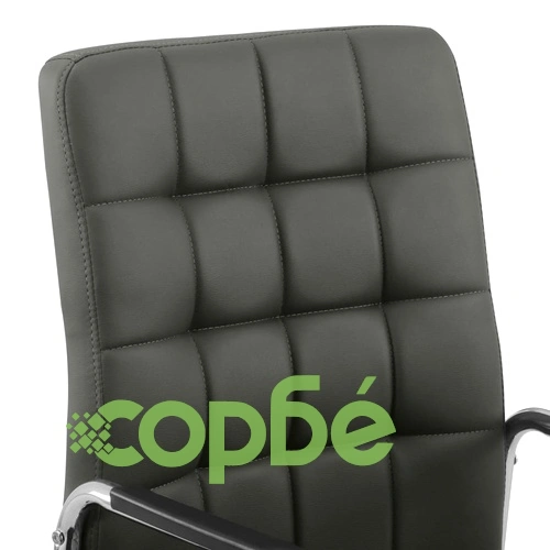 Въртящ се офис стол, антрацит, текстил ➤ топ цена ➤ sorbe.bg