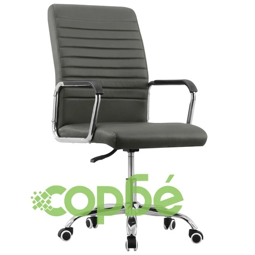 Въртящ се офис стол, антрацит, текстил ➤ топ цена ➤ sorbe.bg