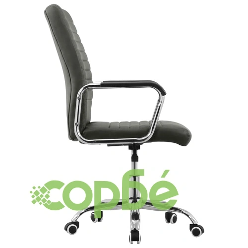 Въртящ се офис стол, антрацит, текстил ➤ топ цена ➤ sorbe.bg