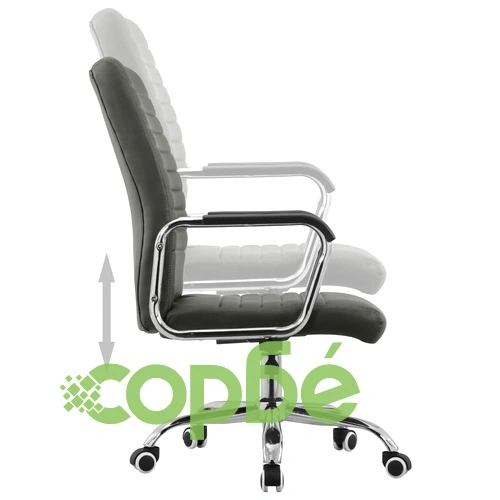 Въртящ се офис стол, антрацит, текстил ➤ топ цена ➤ sorbe.bg