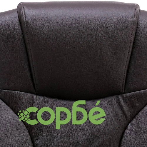 Масажиращ офис стол, кафяв, естествена кожа ➤ топ цена ➤ sorbe.bg