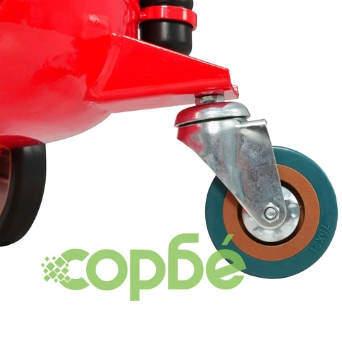 Колектор за отработени масла, 70 л, стомана, червен ➤ топ цена ➤ sorbe.bg