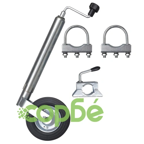 Опорно колело 48 мм с 1 вал и 2 U-скоби ➤ топ цена ➤ sorbe.bg