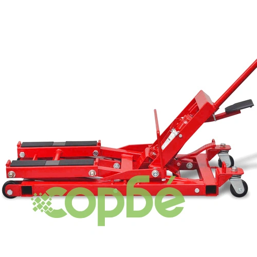 Червен хидравличен крик за мотор/АТВ, 680 кг ➤ топ цена ➤ sorbe.bg