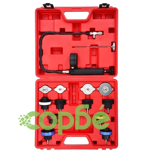 Тестер за налягането в охладителната система от 14 части ➤ топ цена ➤ sorbe.bg