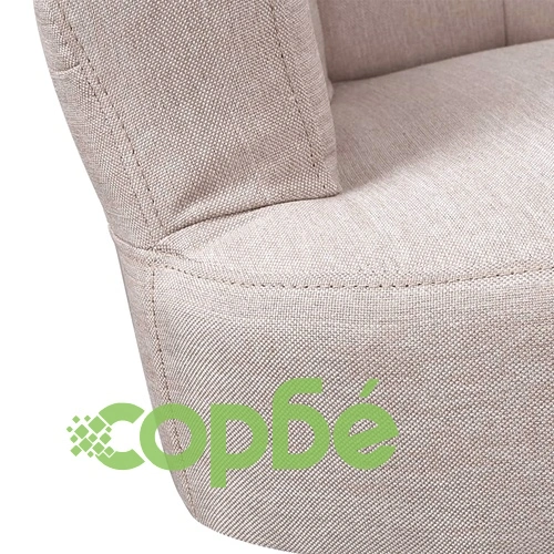 Френски столове, 2 бр, кремави, текстил ➤ топ цена ➤ sorbe.bg