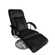 Масажен стол, черен, изкуствена кожа