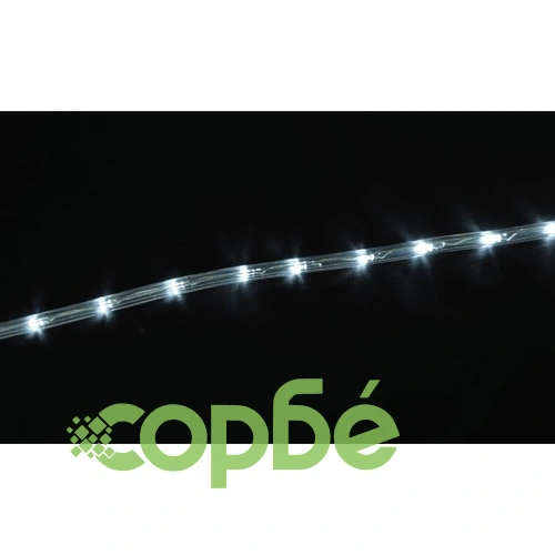 Светещ маркуч 360 LED светлини, 15 м, водоустойчив, бял ➤ топ цена ➤ sorbe.bg