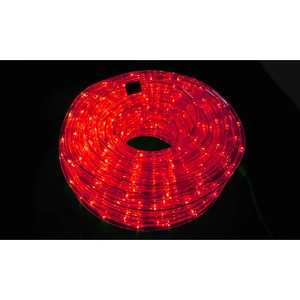 Светещ маркуч 360 LED светлини, 15 м, водоустойчив, червен