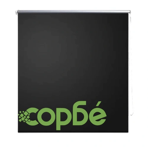 Руло щора 80 х 230 см, цвят черен ➤ топ цена ➤ sorbe.bg