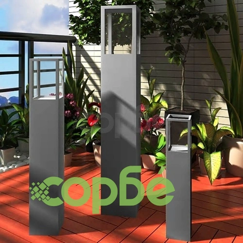 Дървен свещник стойка, сив  ➤ топ цена ➤ sorbe.bg