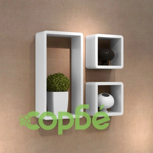 Комплект от 3 рафта с кубовидна форма ➤ топ цена ➤ sorbe.bg