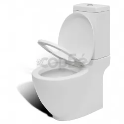 Керамична тоалетна задно оттичане бяла