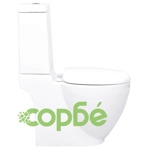 Керамична тоалетна задно оттичане бяла ➤ топ цена ➤ sorbe.bg