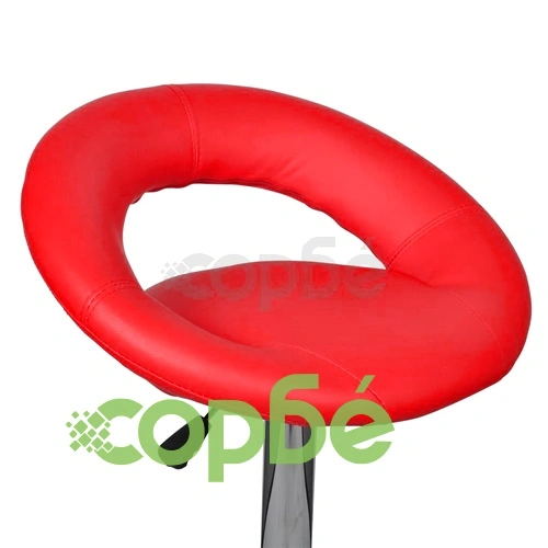 Бар табуретки, 2 бр, червени, изкуствена кожа ➤ топ цена ➤ sorbe.bg