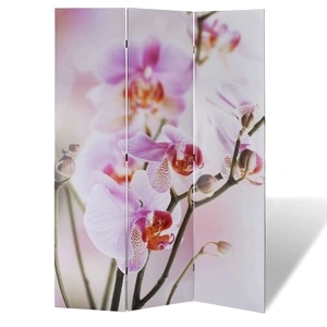 Сгъваем параван за стая, 120x170 см, цвете