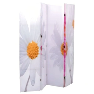 Сгъваем параван за стая, 160x170 см, цвете