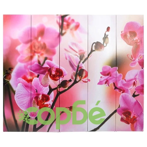 Сгъваем параван за стая, 200x170 см, цвете  ➤ топ цена ➤ sorbe.bg