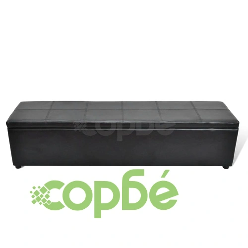 Пейка за съхранение, черна, 168x44x44 см ➤ топ цена ➤ sorbe.bg