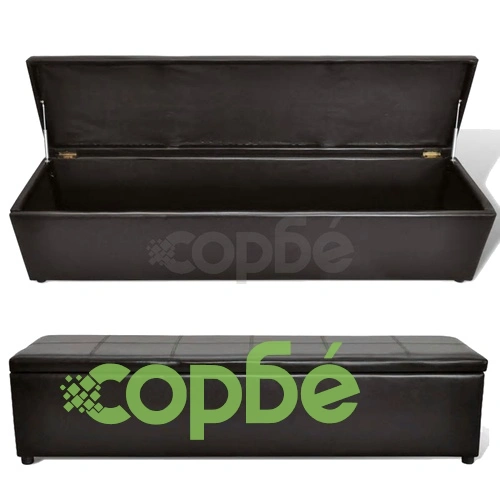 Пейка за съхранение, кафява, 168x44x44 см ➤ топ цена ➤ sorbe.bg