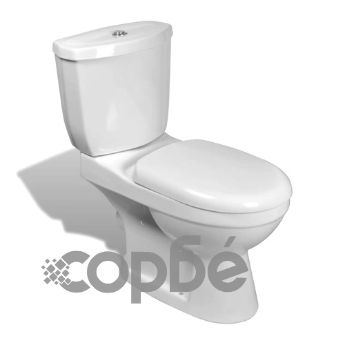 Тоалетна с казанче, бяла ➤ топ цена ➤ sorbe.bg