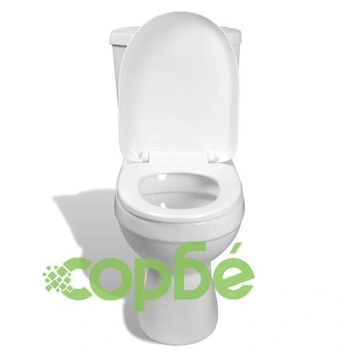 Тоалетна с казанче, бяла ➤ топ цена ➤ sorbe.bg