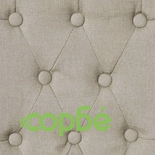 Трапезни столове, 2 бр, камел, текстил ➤ топ цена ➤ sorbe.bg