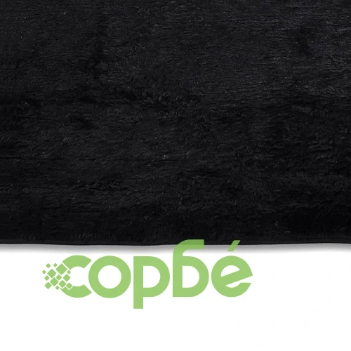 Рошав килим 80 х 150 см, цвят черен, тегло 2600 g/m² ➤ топ цена ➤ sorbe.bg