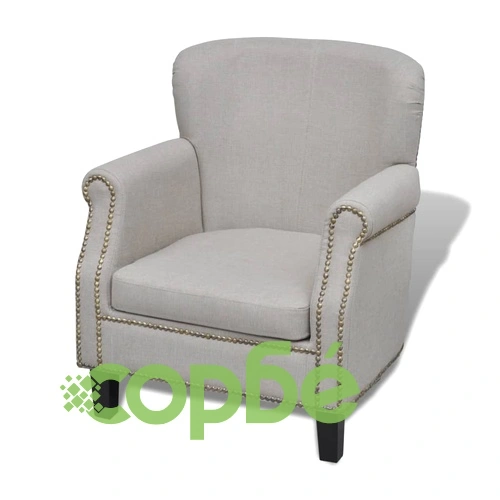 Фотьойл, сив, текстил ➤ топ цена ➤ sorbe.bg