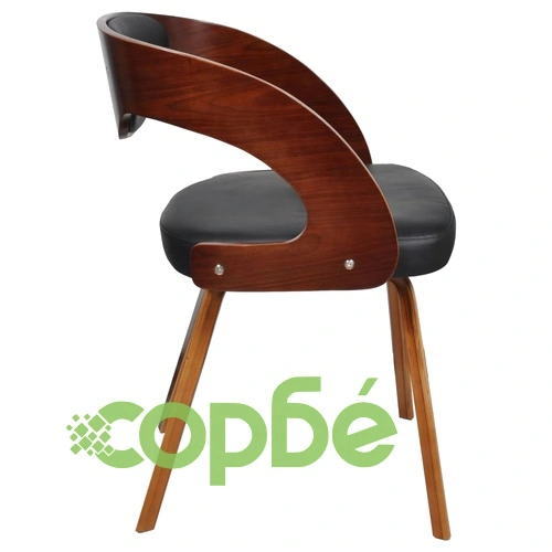 Трапезни столове, 2 бр, кафяви, изкуствена кожа ➤ топ цена ➤ sorbe.bg