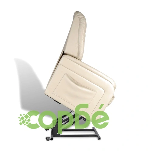 ТВ реклайнер, бежов, изкуствена кожа ➤ топ цена ➤ sorbe.bg