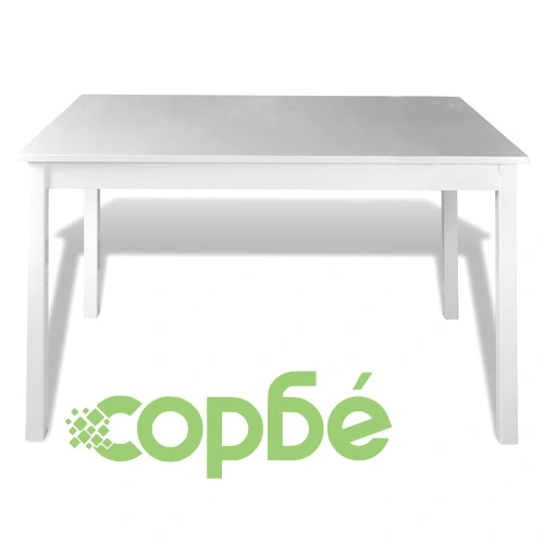 Трапезен комплект, 5 части, бял ➤ топ цена ➤ sorbe.bg