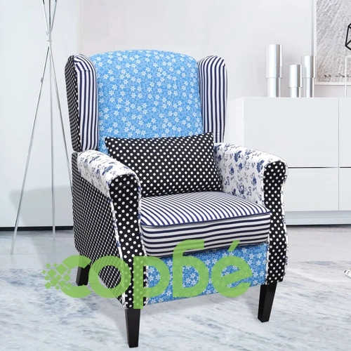 Фотьойл с пачуърк дизайн, текстил  ➤ топ цена ➤ sorbe.bg