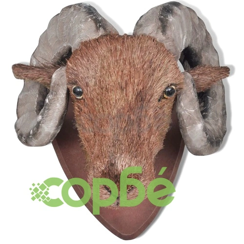 Декоративна глава на овен за стената, естествен вид ➤ топ цена ➤ sorbe.bg