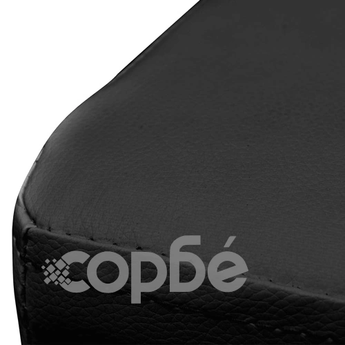 Трапезни столове, 4 бр, черни, изкуствена кожа ➤ топ цена ➤ sorbe.bg