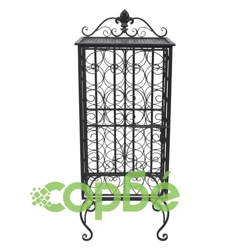 Метална стойка за вино с врата за 28 бутилки  ➤ топ цена ➤ sorbe.bg