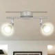 LED лампа за таван с 2 спота, никел