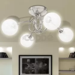 Лампа за таван с 4 мрежести абажура, за крушки тип G9