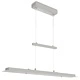 LED полилей 80 см с акрилен абажури, топло бяла светлина, 4 x 5 W