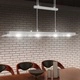 LED полилей 80 см с акрилен абажури, топло бяла светлина, 4 x 5 W