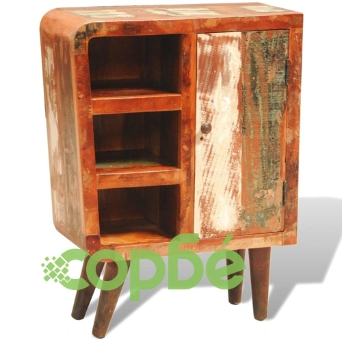 Шкаф от регенерирано дърво масив с една врата  ➤ топ цена ➤ sorbe.bg