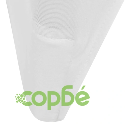 Еластични калъфи за столове, бели - 6 броя ➤ топ цена ➤ sorbe.bg