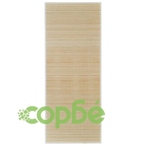 Правоъгълен естествен бамбуков килим 80х300 см ➤ топ цена ➤ sorbe.bg