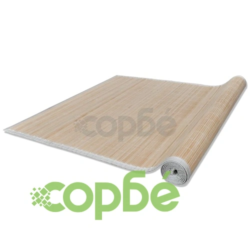 Правоъгълен естествен бамбуков килим 200 х 300 см ➤ топ цена ➤ sorbe.bg