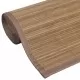 Правоъгълен кафяв бамбуков килим 150 х 200 см