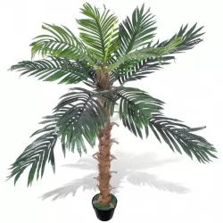 Изкуствена кокосова палма в саксия 140 см