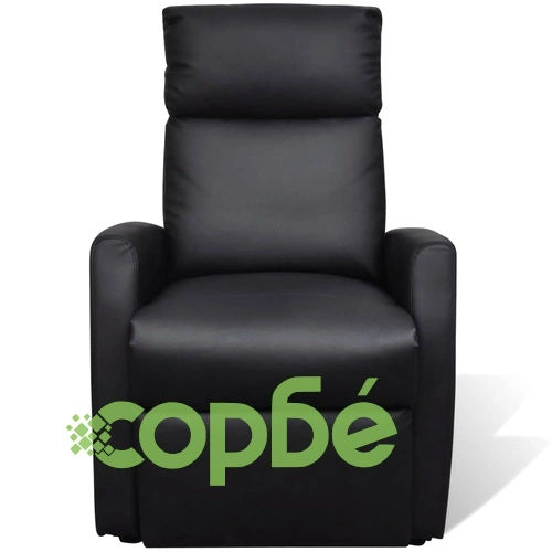 Масажен стол, черен, изкуствена кожа ➤ топ цена ➤ sorbe.bg